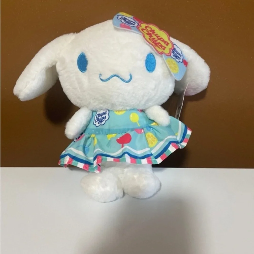 NEW Sanrio Cinnamoroll Chupa Chups Candy White Bunny Rabbit Plush